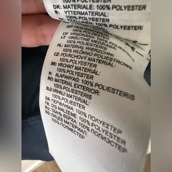 Women’s Adidas x Stella McCartney Blue Windbreaker Jacket Size Small - Picture 3 of 7